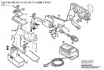 Bosch 0 601 932 770 Gbm 7,2 Ve-1 Cordless Drill 7.2 V / Eu Spare Parts